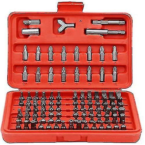 100pcs Screwdriver Bits, Screwdriver Bit Set Portable Repair Tools With Box