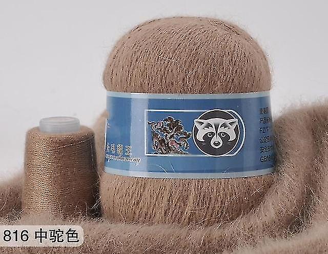 816 Long Plush Mink Cashmere Yarn Anti pilling Fine Quality H Knitting Thread