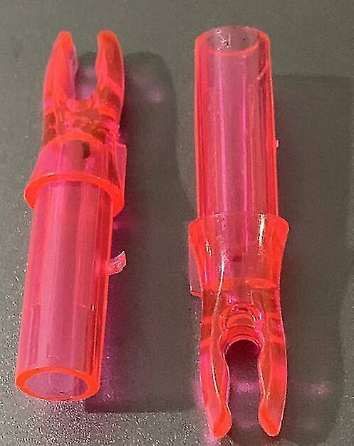 Transparent Pink Archery Arrow Internal Nocks