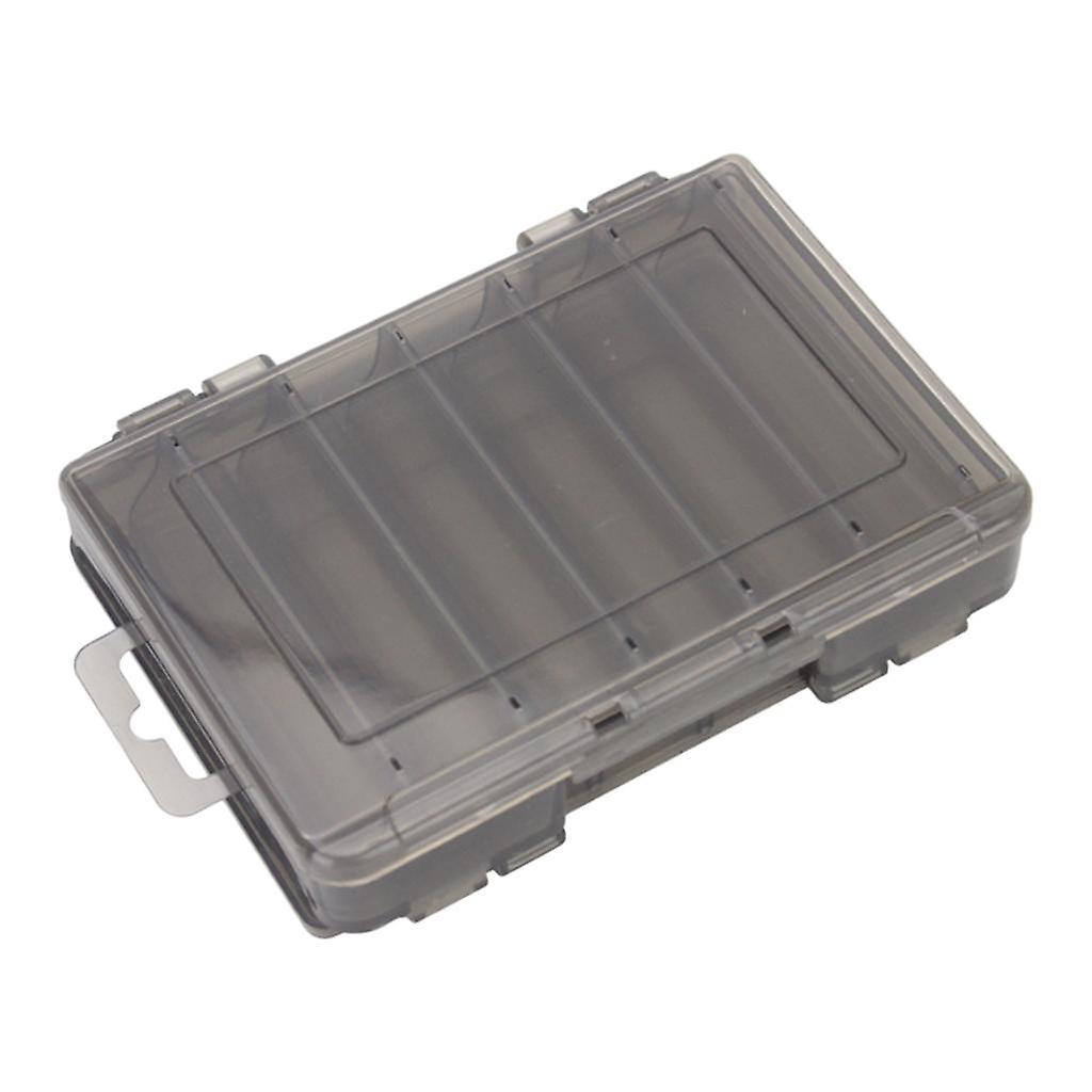 Squid Jig Box Both Side Storage Lure Case Holder Black 12 Compartments