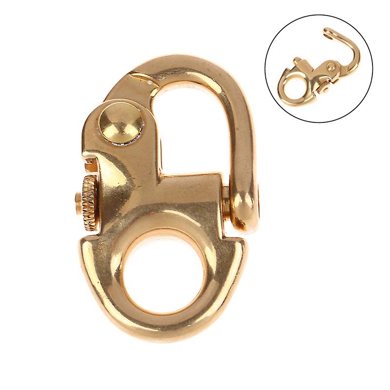 Brass Buckle Keychain Ring Hook Screw Pin Joint Connecter Bag Strapaccessories