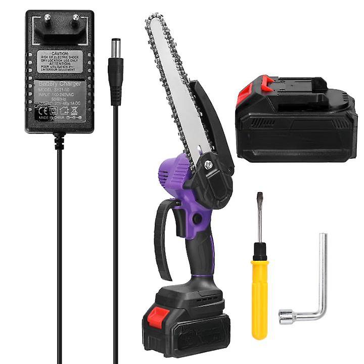 21v Cordless Electric Chainsaw With Battery