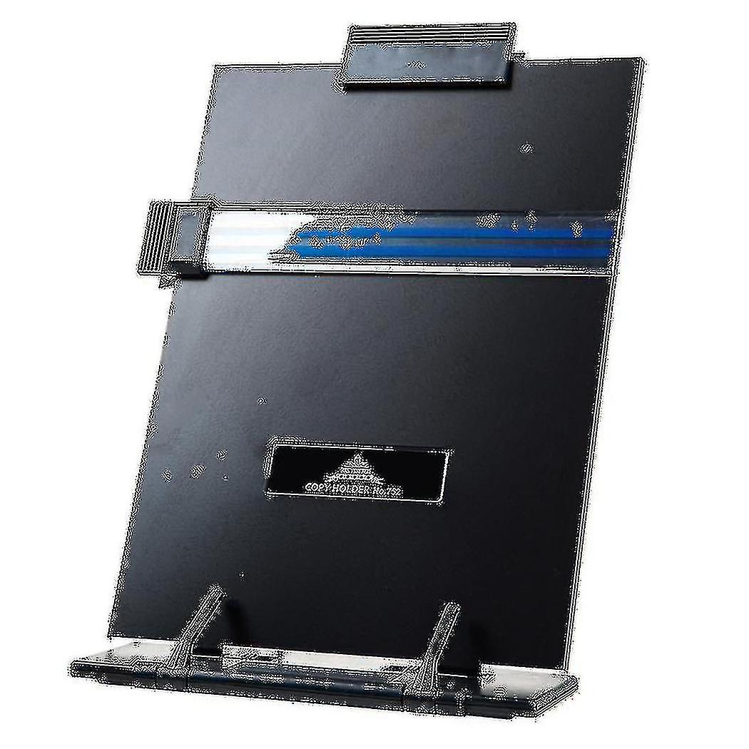 Desktop Document Book Holder With 7 Adjustable Positions Clip Typing Paper Holder Document Adjusta