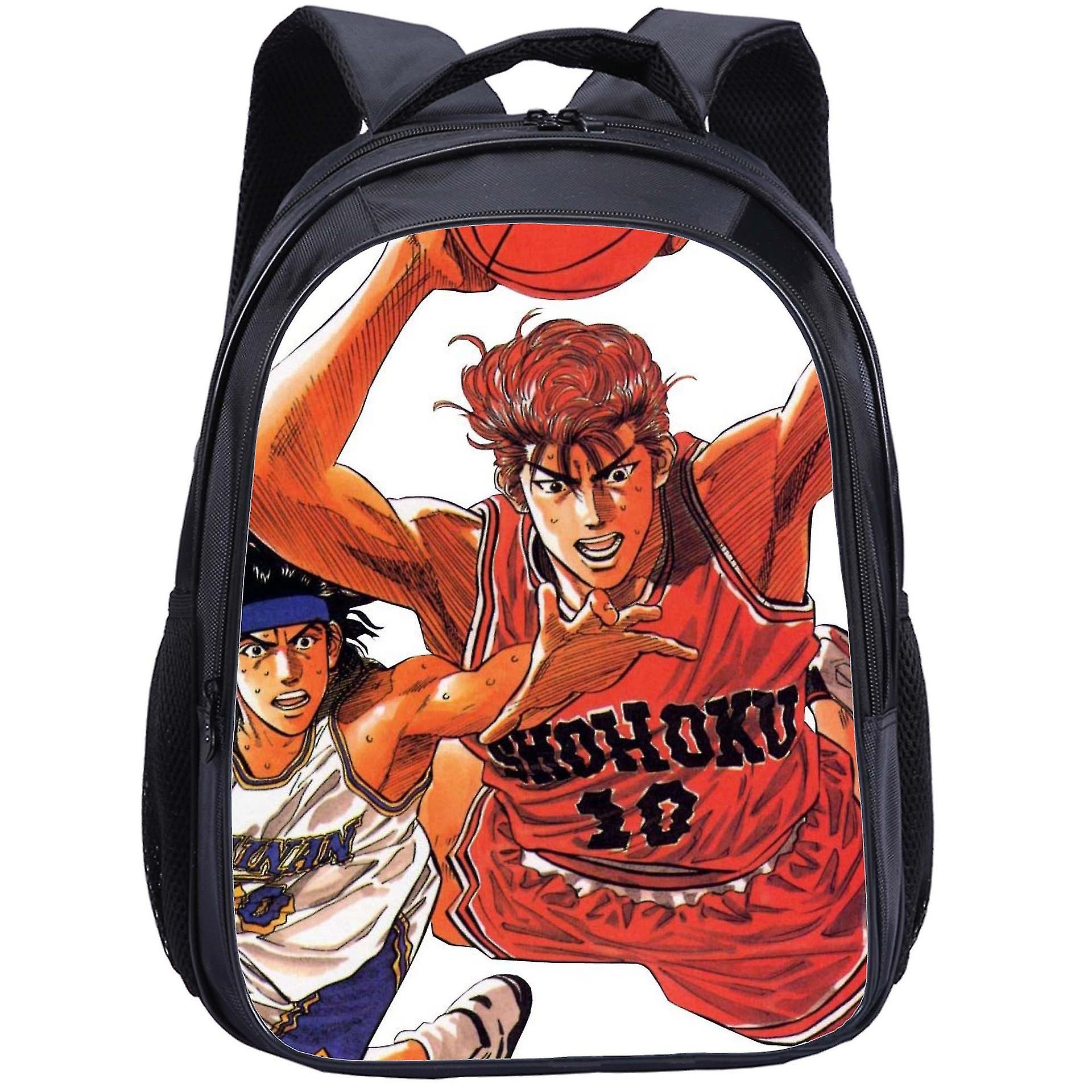 Slam Dunk Print hátizsák tinédzser fiúknak Lányok táskák vászon diák iskolatáskák
