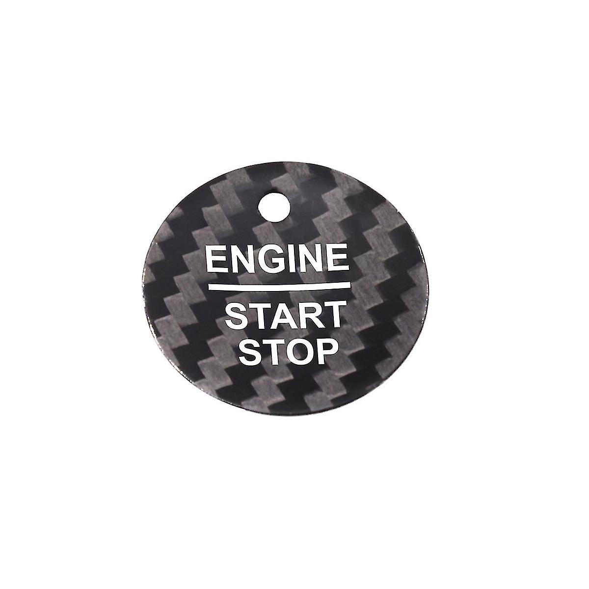 Car Ignition Device Button Sticker For Everest Mondeo Explorer Focus Edge(black)