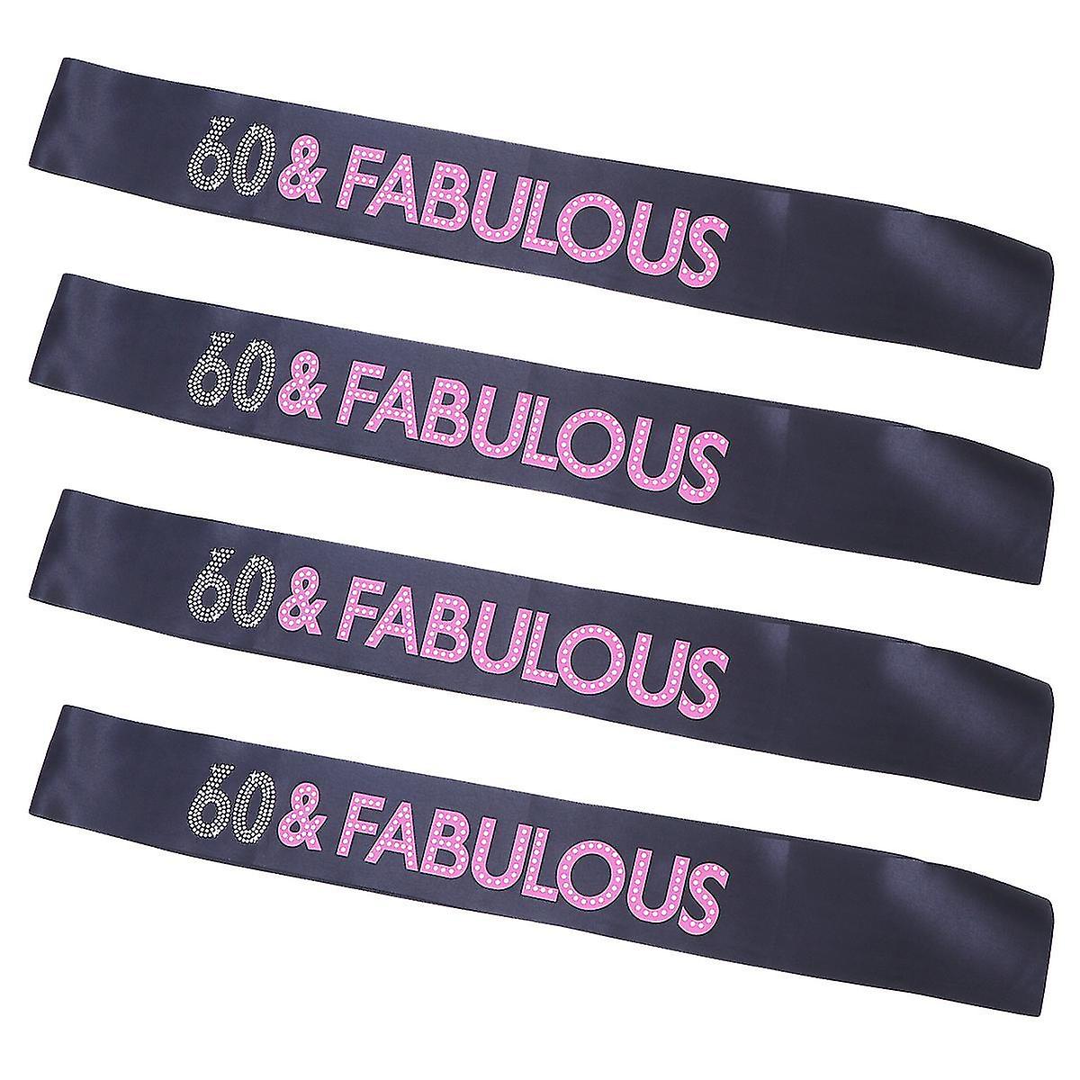 4 Pcs Etiquette Belt Practical Birthday Party Shoulder Strap For Birthday