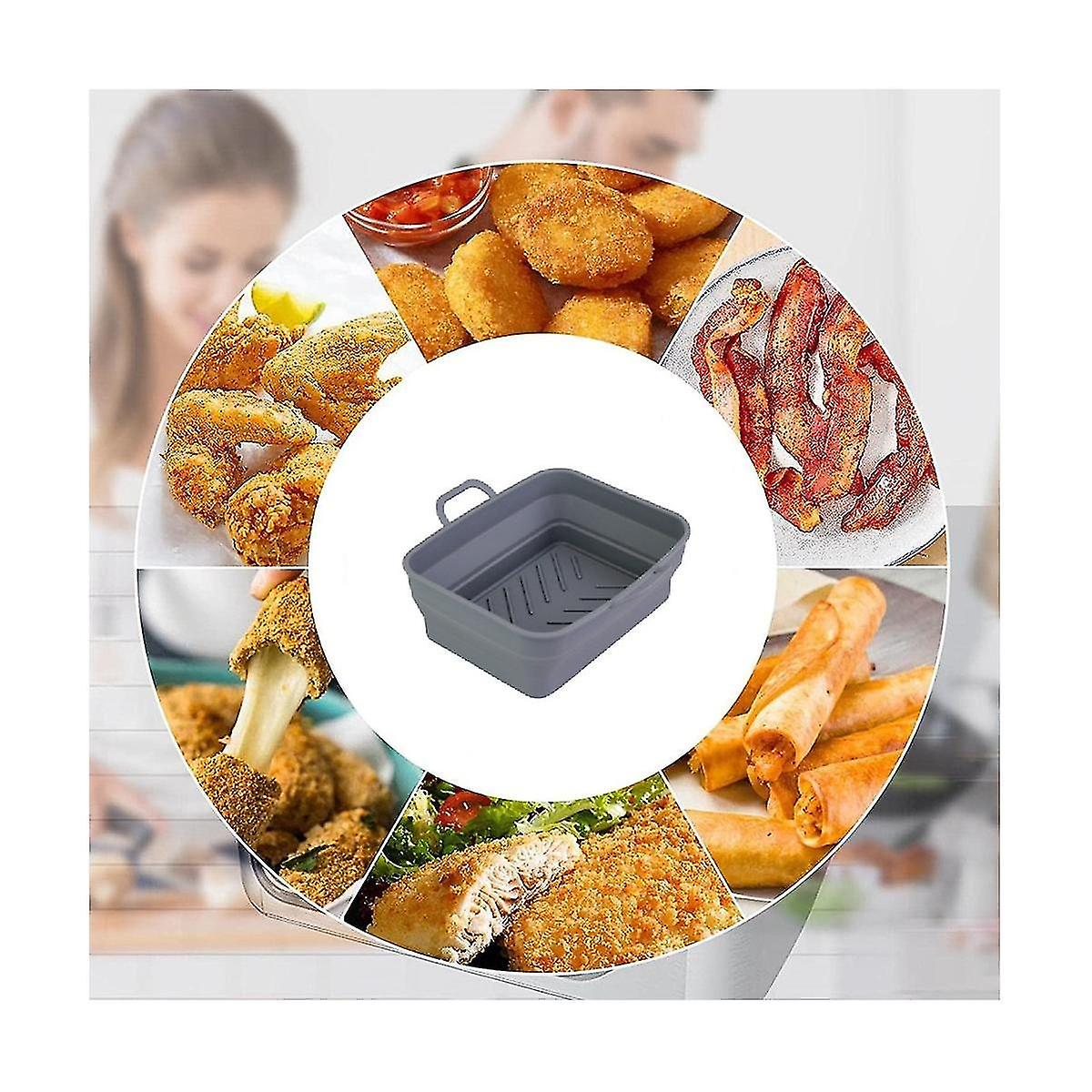 2pcs Silic riutilizzabile R S per Dz201 / dz401 Foodi Oven Accessori Ciotola sicura per alimenti