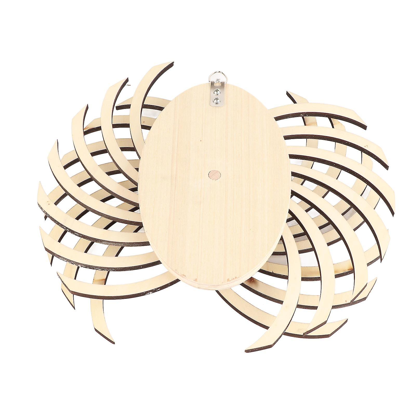 3D Rotating Kinetic Energy Sculpture Geometric Pattern Windmill Decorative Ornaments