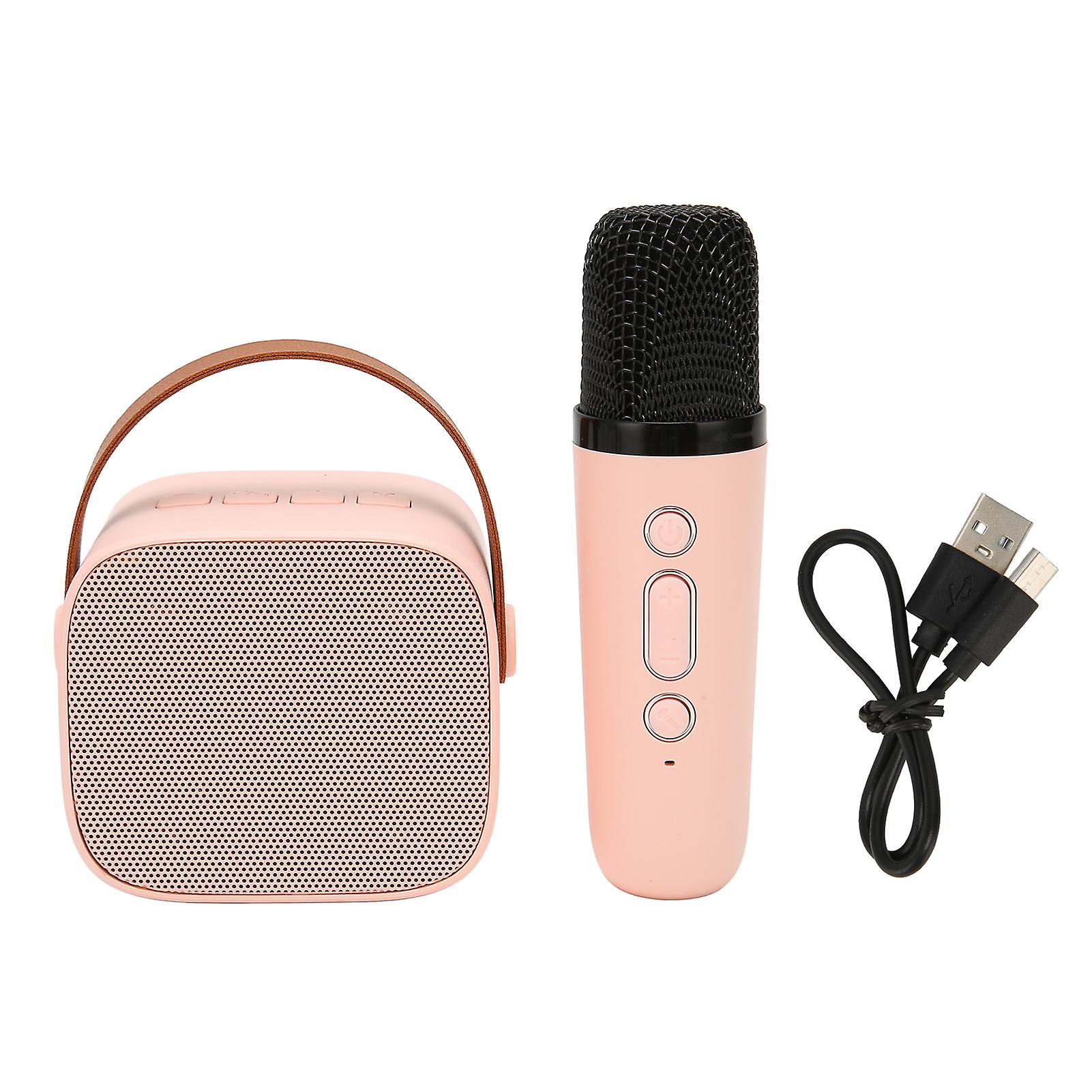 Handheld Karaoke Microphone with Stereo Bluetooth Speaker for KTV & Playback
