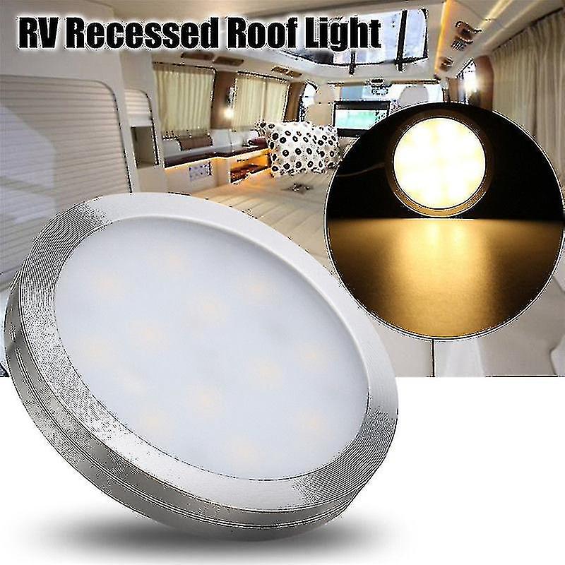 12V Led Licht Wohnmobil Boot Decke unten Dach Lampe Warm Weiß