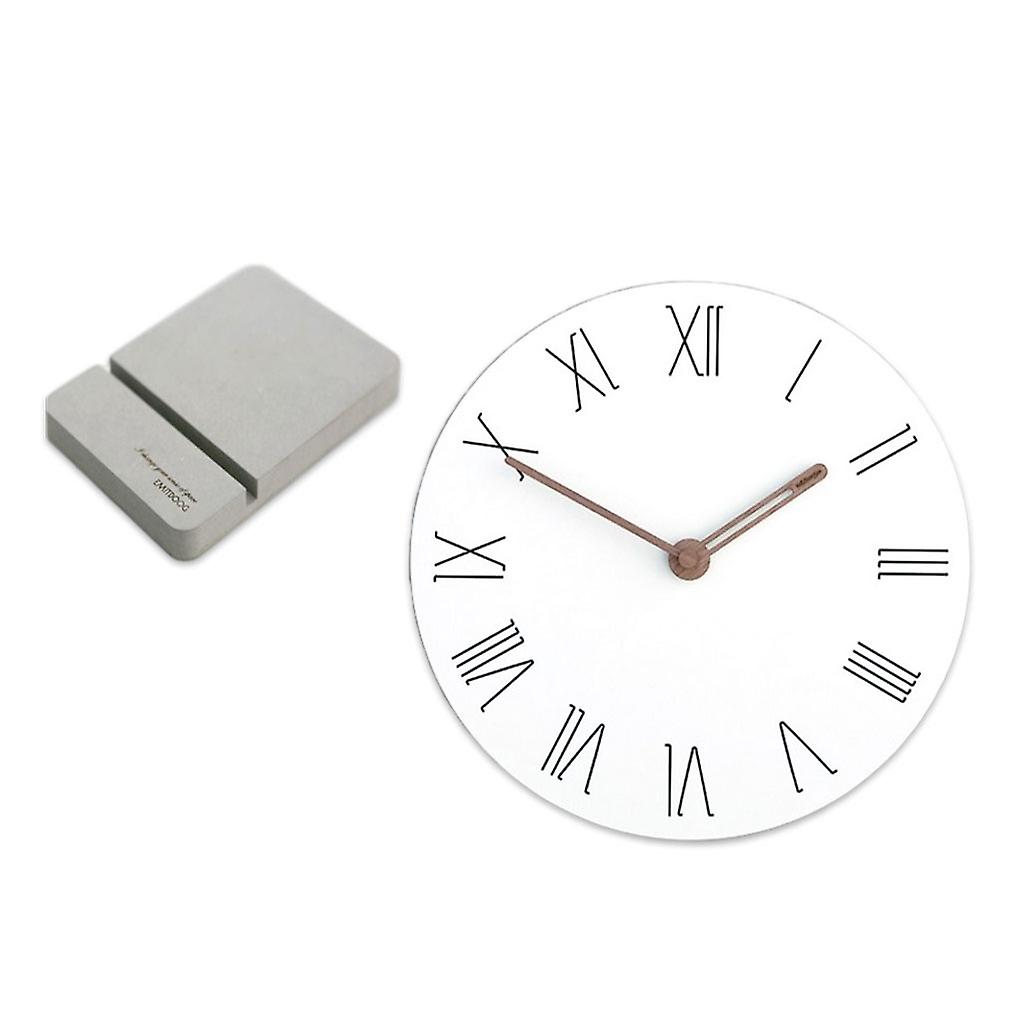 Silent Operation And Accurate Timekeeping Wooden Wall Clock Table Clocks Desk Clocks Time Clock