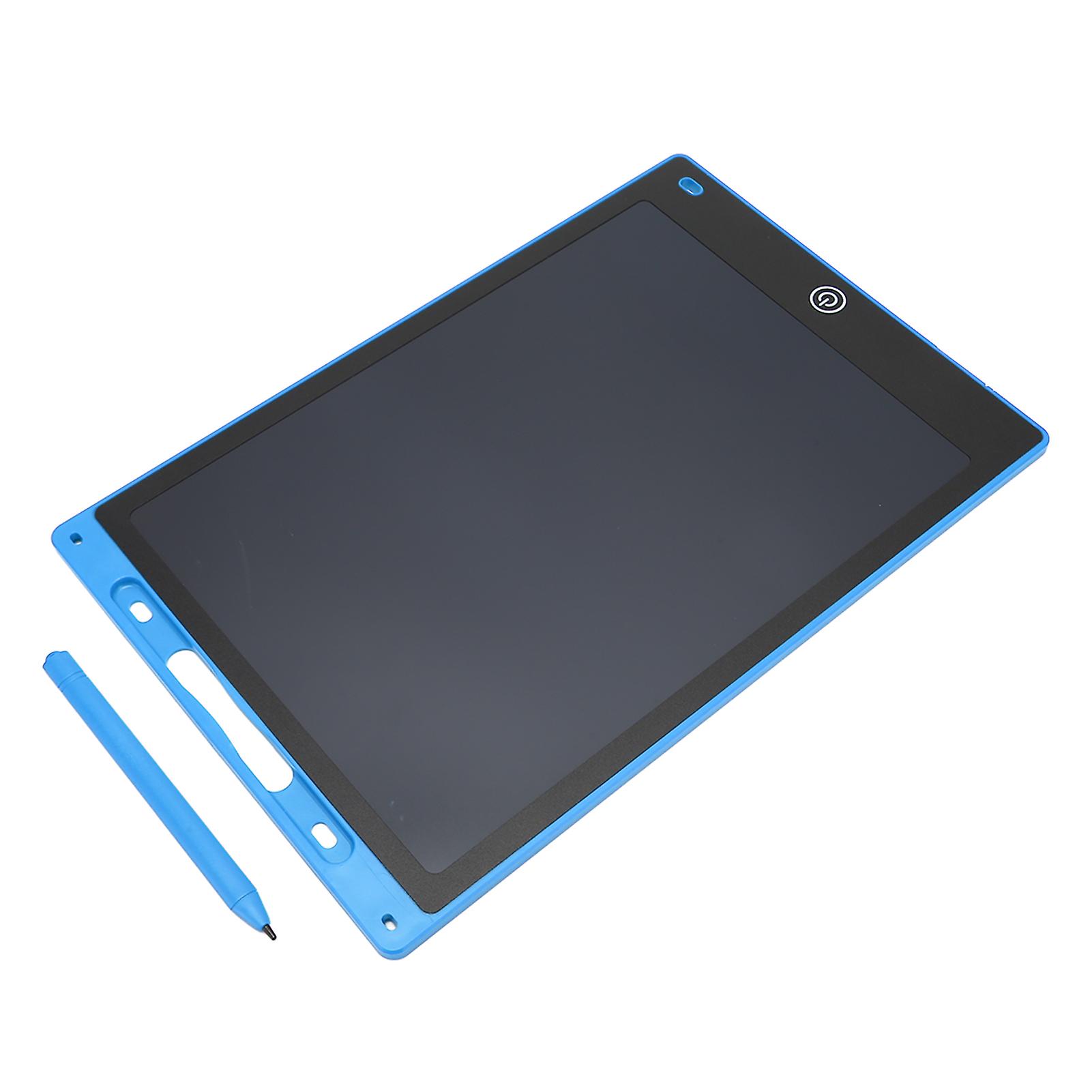 LCD Writing Tablet for Kids Erasable 12 Inch Color Screen Pressure Sensitive Doodle Pad Drawing Board with Pen Holder Dark Blue