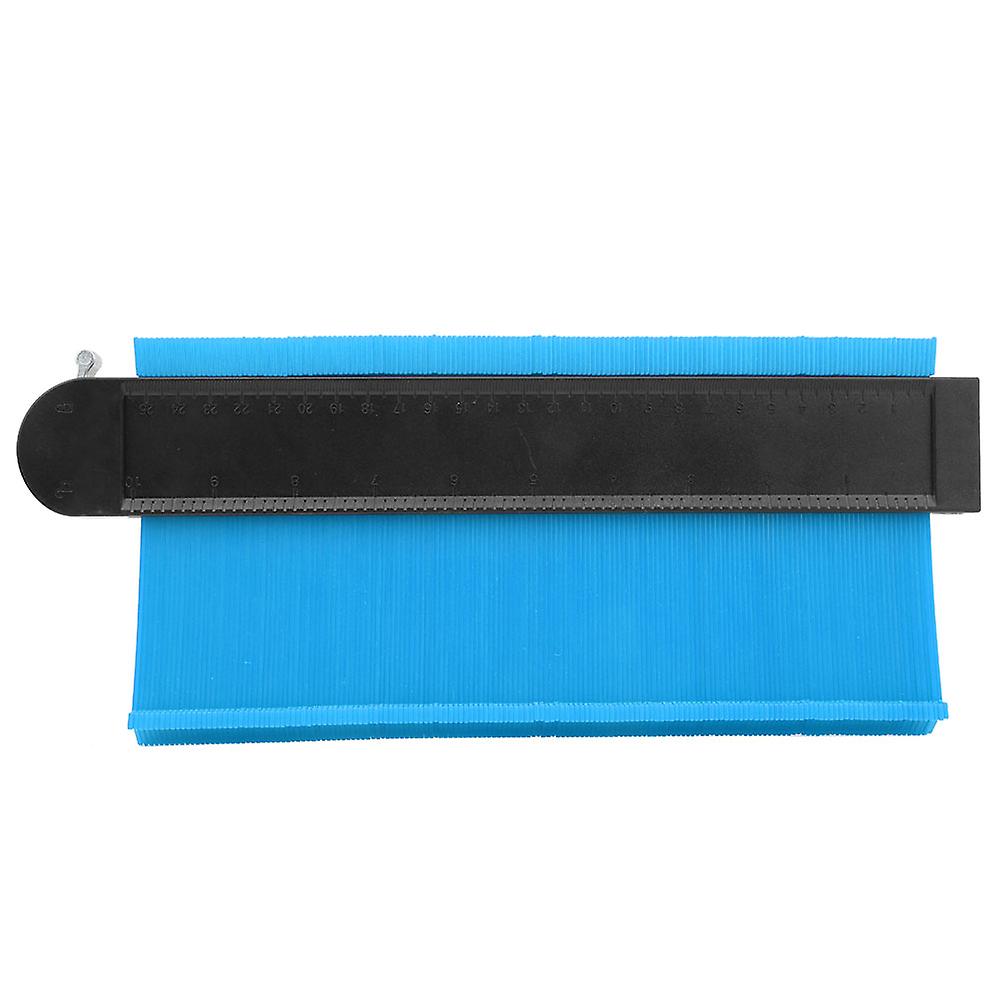10inch Blue Gauge Contour Ruler - Irregular Shape Frame Copy Profile Template Measuring Tool