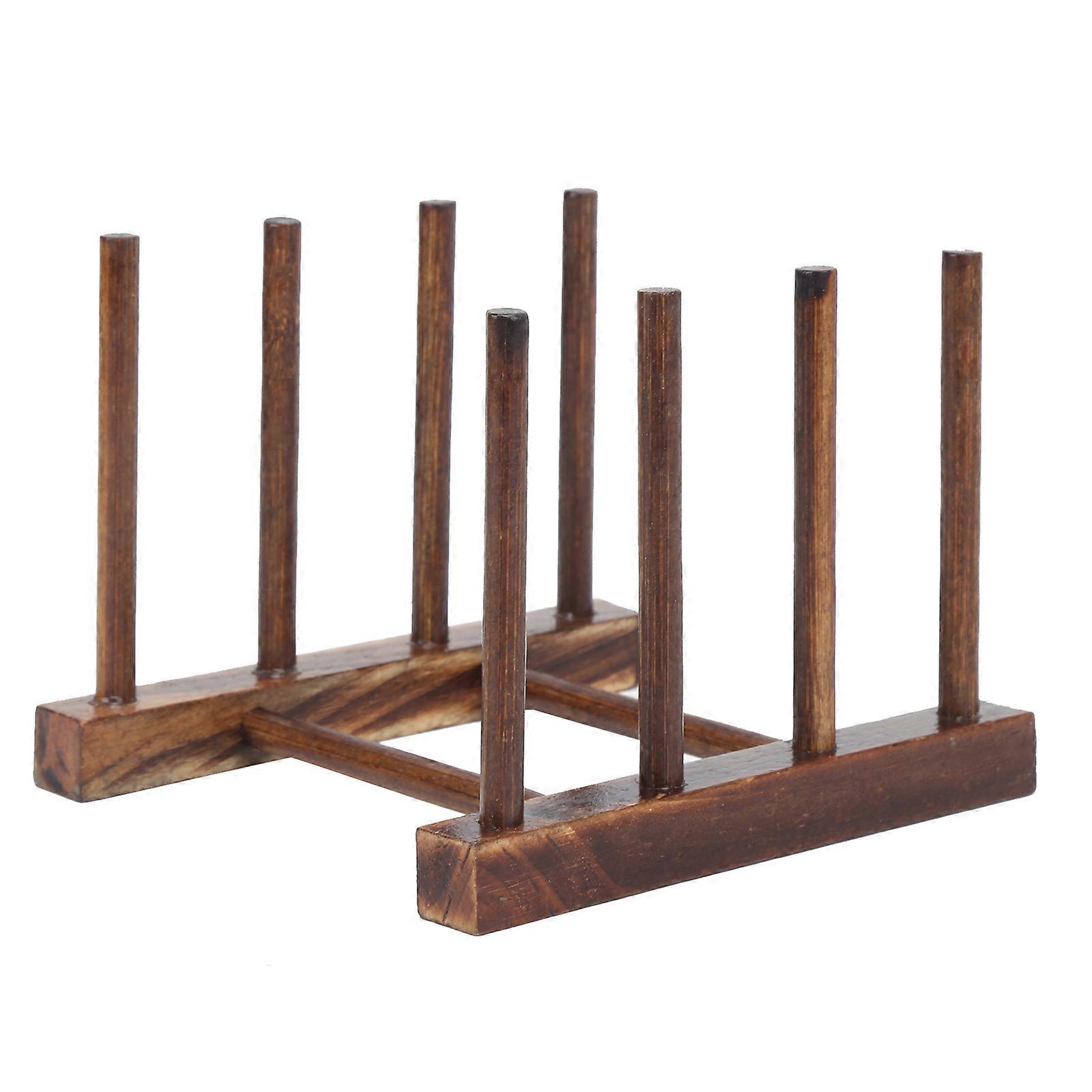 Dish drying rack, environmentally friendly, durable, foldable, suitable for kitchen, with 4 charcoal burning columns