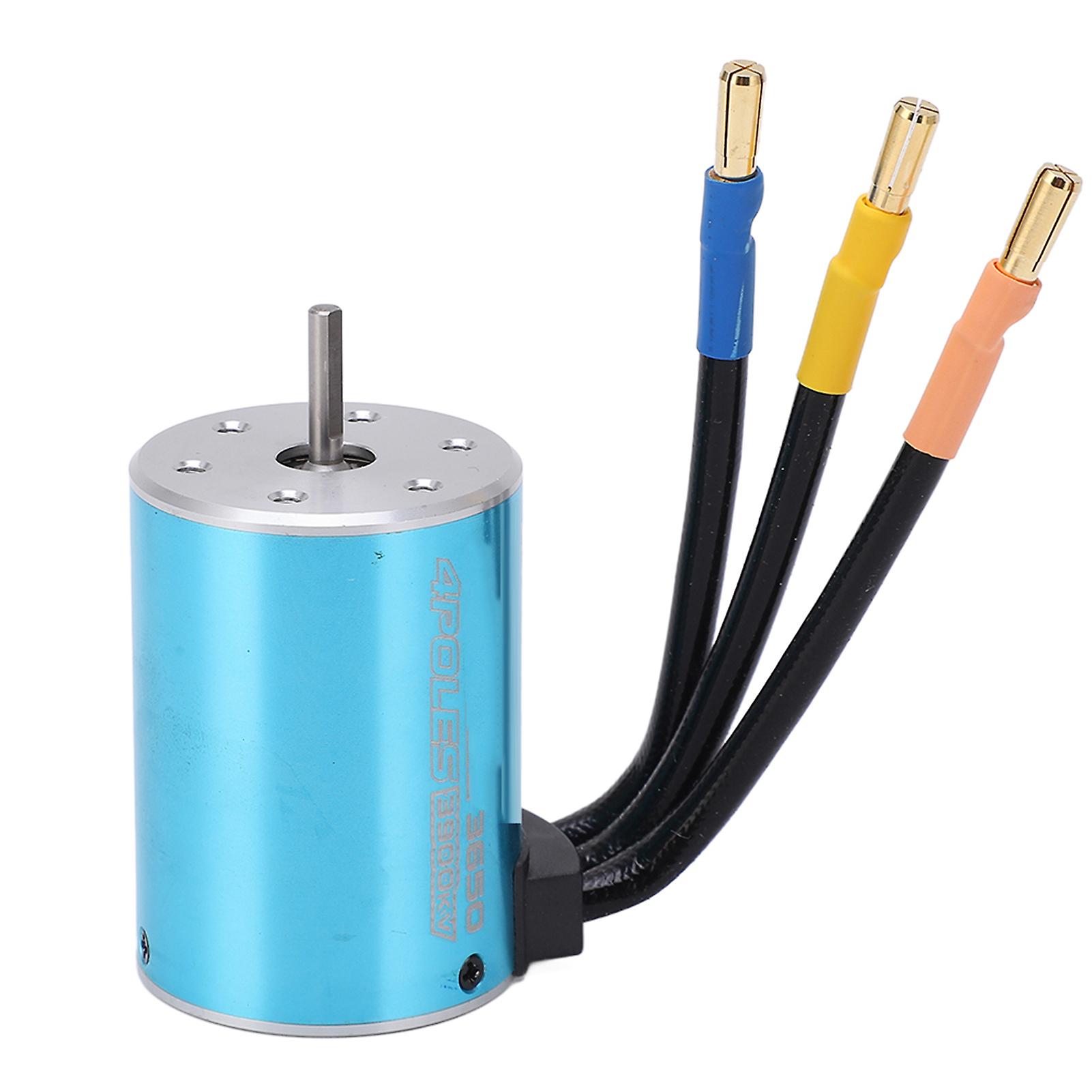 Rcharlance 3650 3900KV محرك بدون فرش RC كومبو لسيارة التحكم عن بعد 1/10 (محرك)