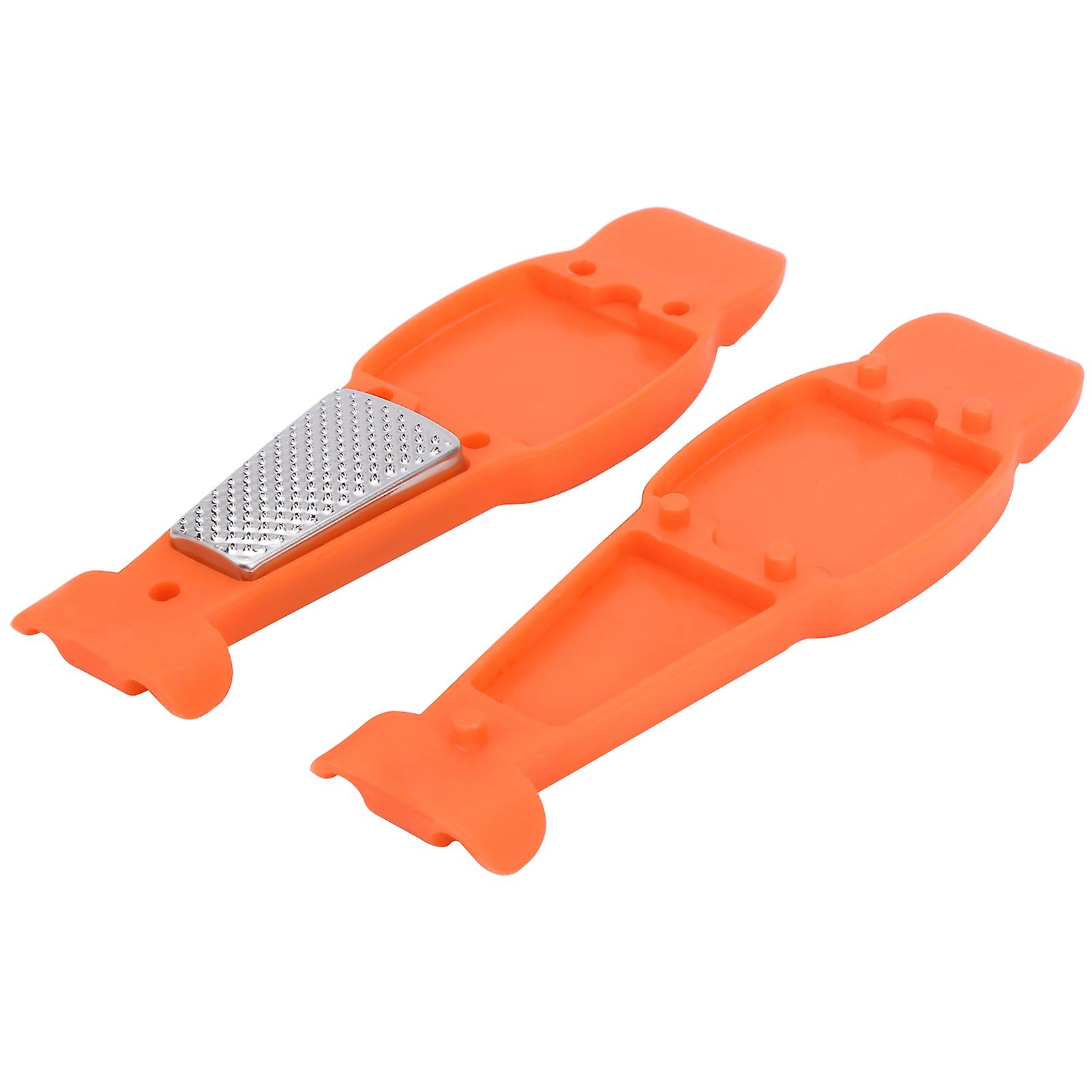 Bicycle Tire Puncture Repair Kit Bicycle Tire Repair Kit Tyre PatchesLevers Rasp Tool(Orange )