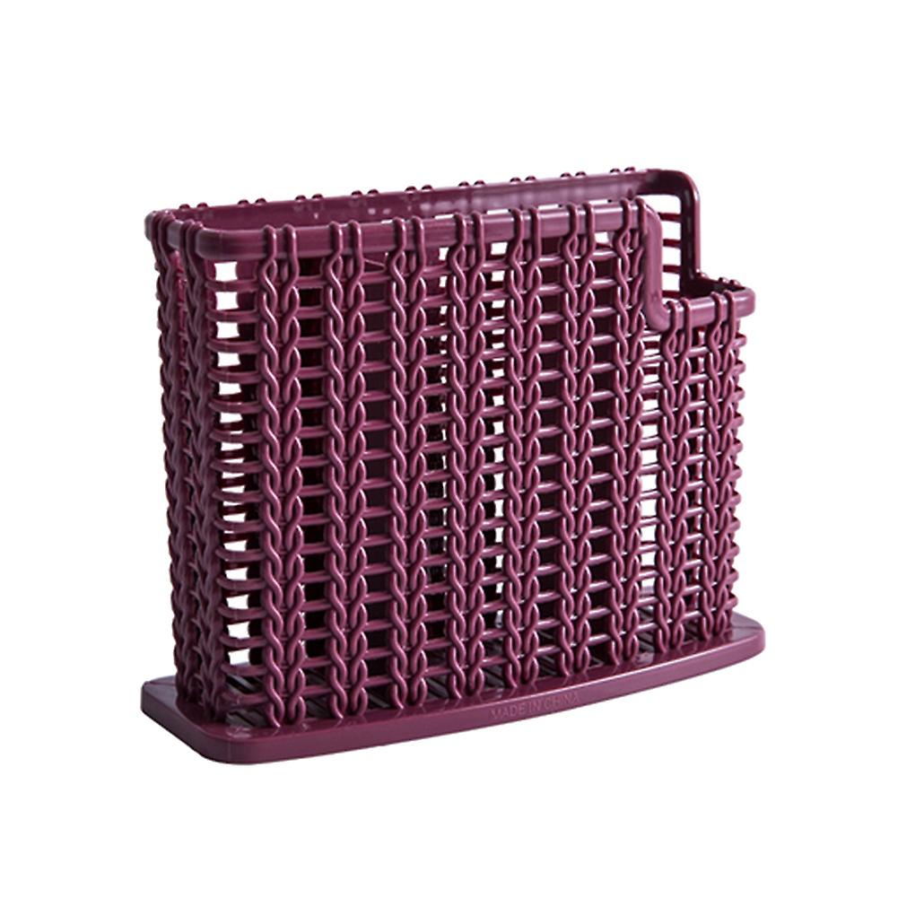 Plastic Draining Shelf Kitchen Cutlery Chopsticks Storage Box Rack Organizer