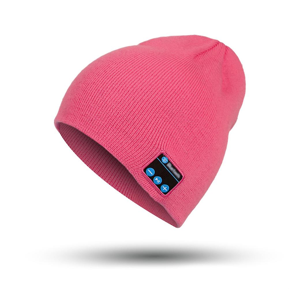 Bluetooth Beanie Hat Rechargeable Beanie Hat with Built In Mic Stereo Speakers Autumn Winter Warm Knitted Hat