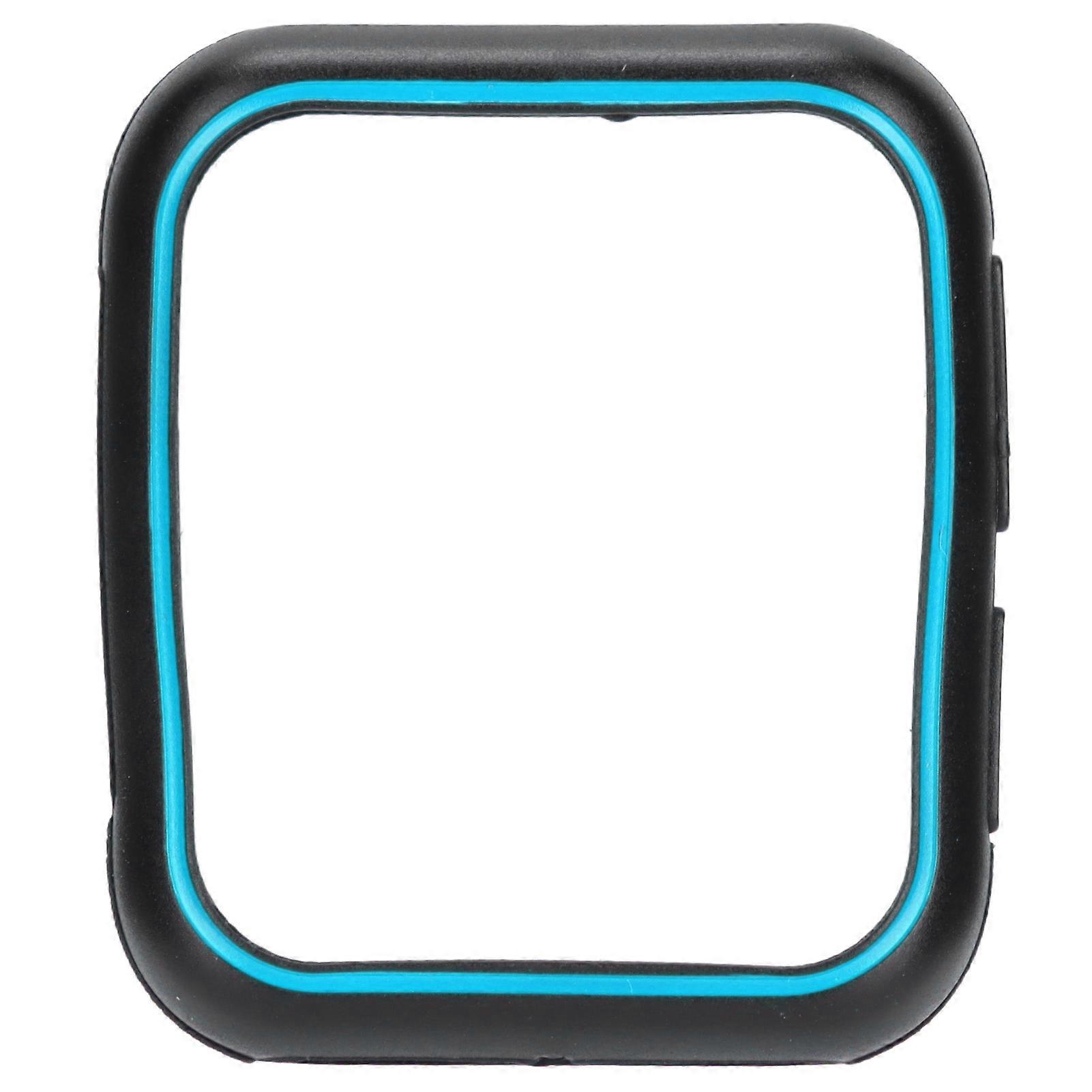 Soft TPU Protective Case for OPPO Watch 2 46mm Scratch Resistant Black Blue