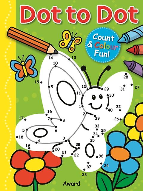 Dot To Dot Butterfly Paperback Book