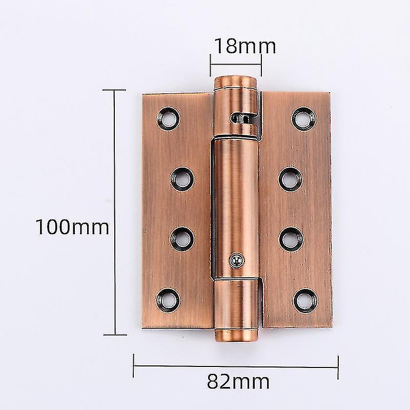 Spring Hinge Invisible Door Self-closing Buffer Damping Hinge Automatic Door Closer Hidden Door Wooden-hao