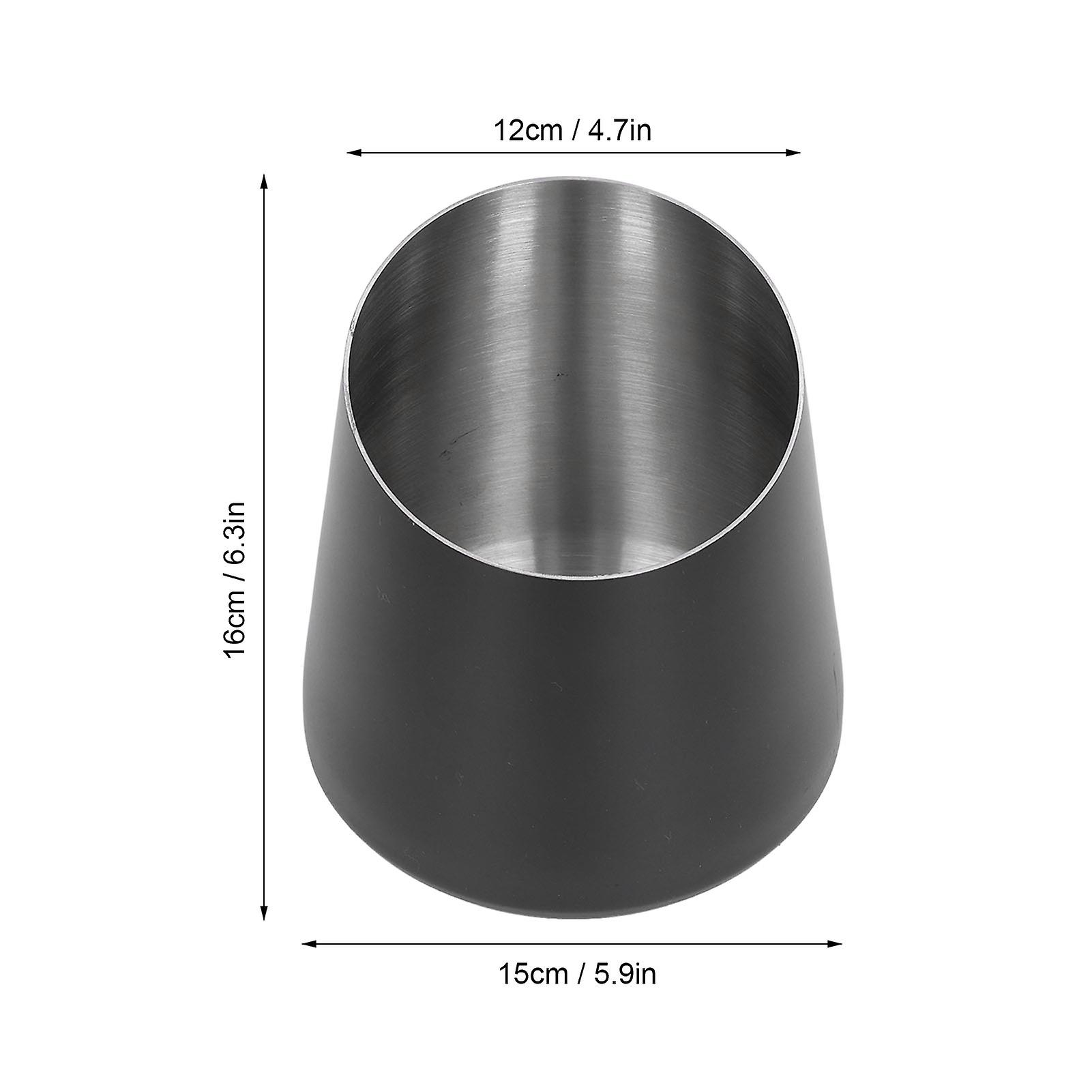 thumbnail image 2 of Stainless Steel Champagne & Wine Bucket - Insulated Ice Bucket For Parties, Black, 5.9" X 6.3" X 4.7" 2 of 14