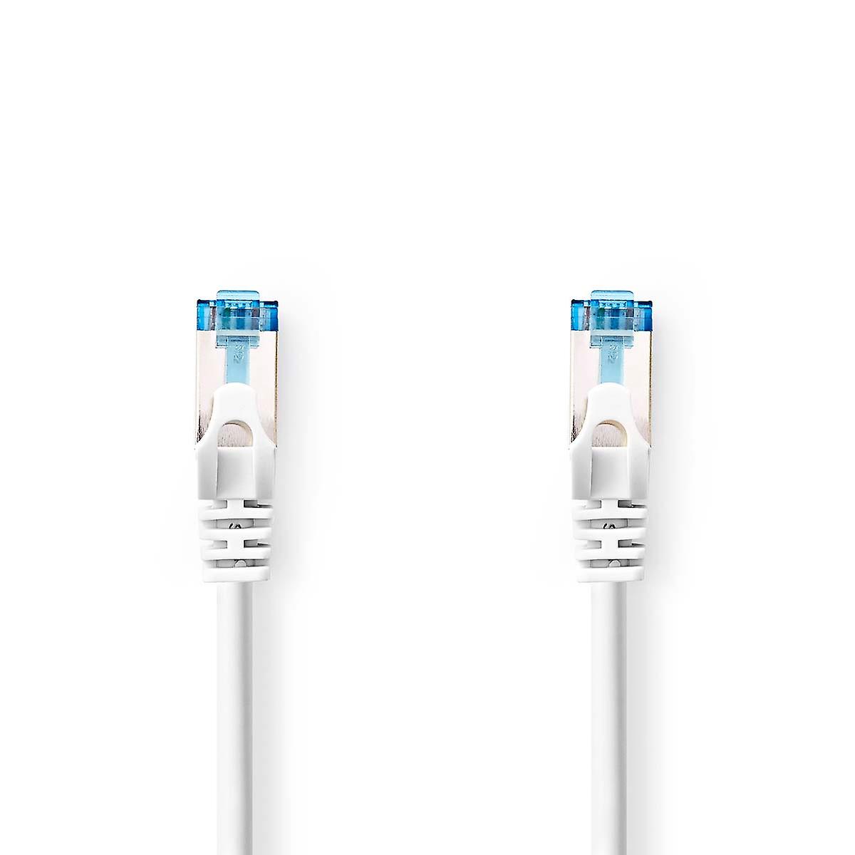 CAT6aネットワークケーブル |S/FTP |RJ45 オス |RJ45 オス |2.00メートル|スナッグレス |ラウンド |LSZHの |私たち |ラベル