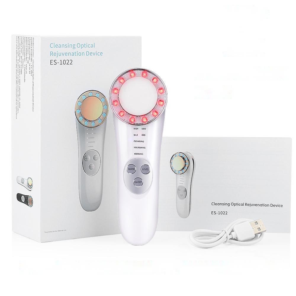 7 In 1 Led Facial Massager Ultrasonic Photon Skin Lifting Wrinkle Remover Anti Aging Tighten Beauty Devices Skin Care Tool