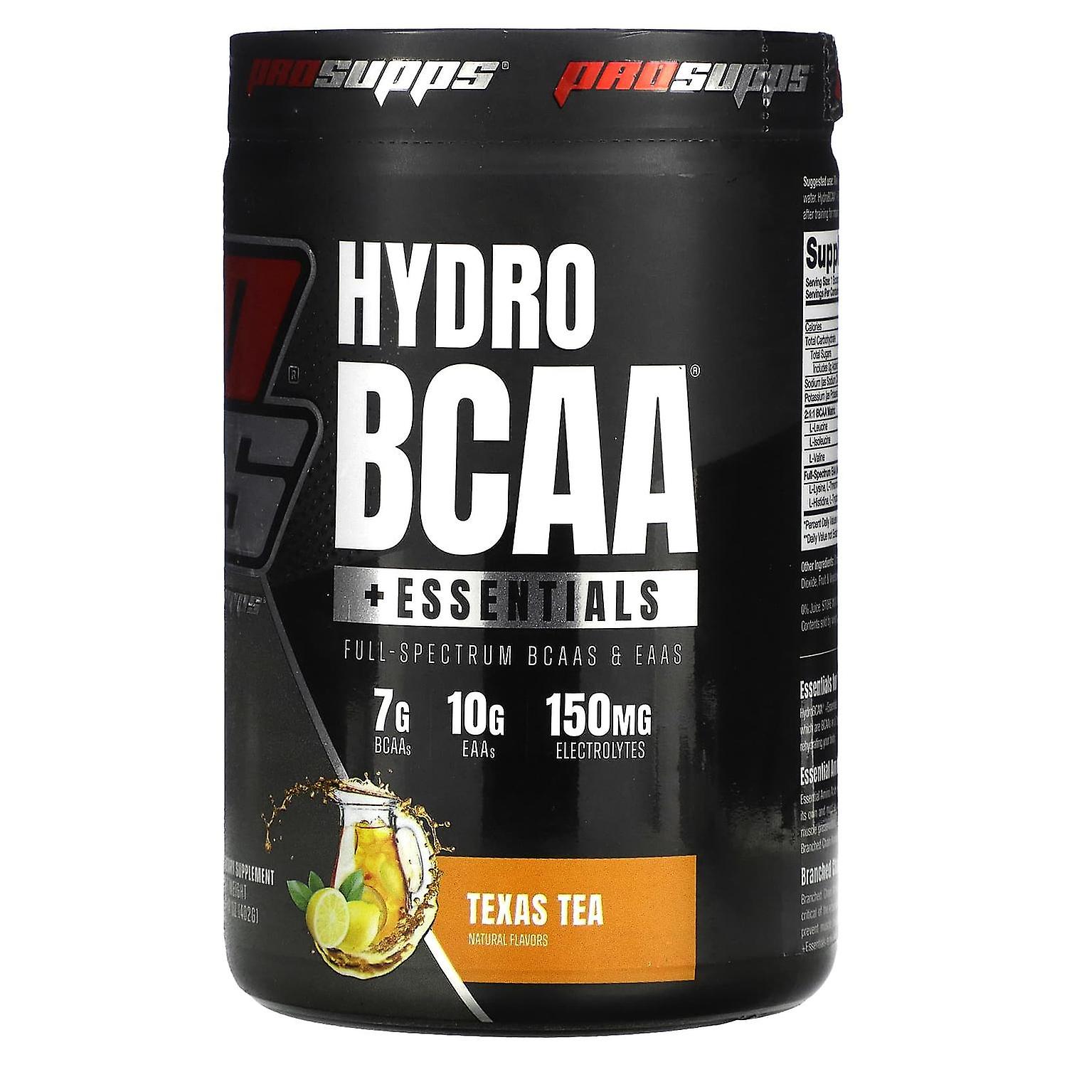ProSupps, Hydro BCAA +Essentials, Texas Tea, 14.18 oz (402 g)
