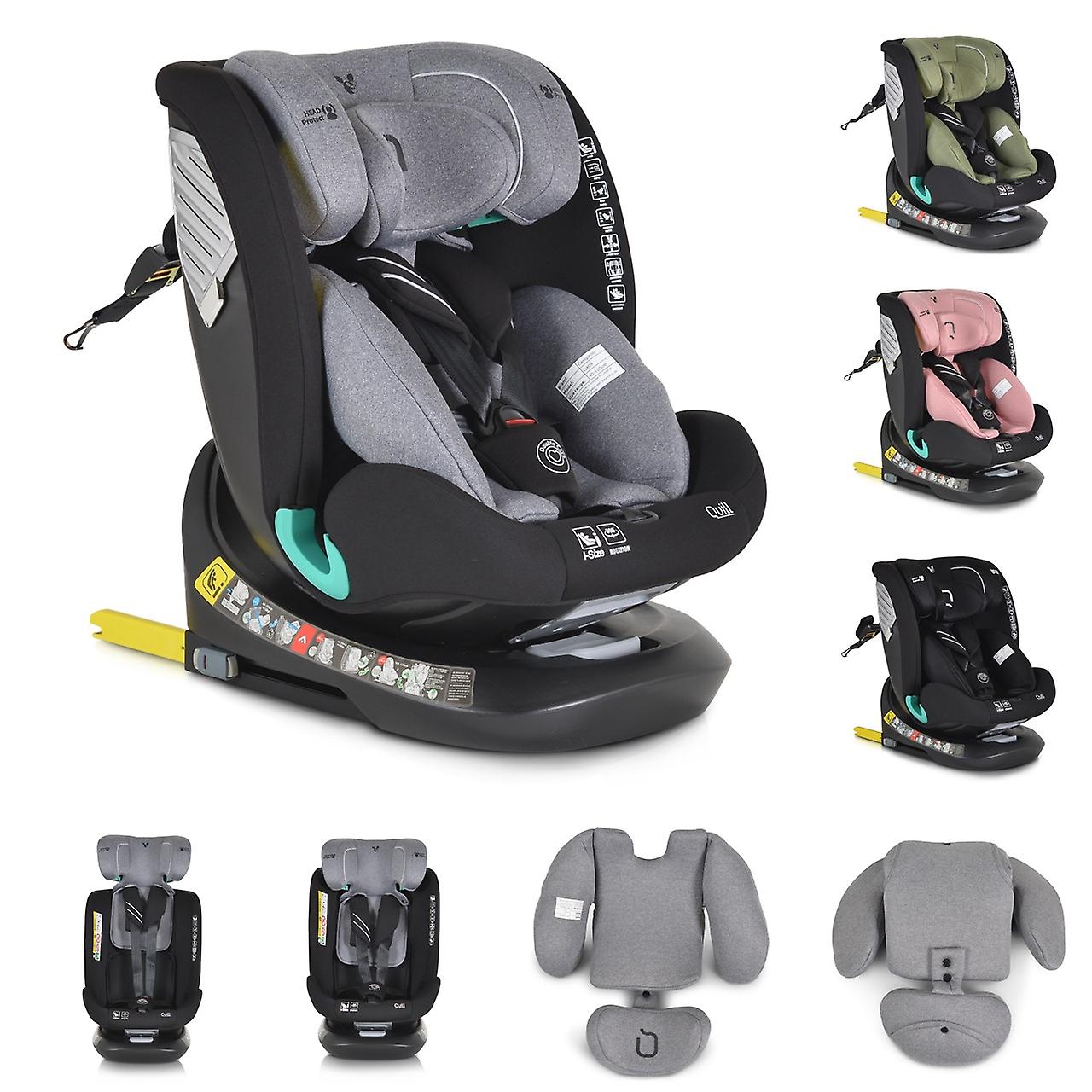 Cangaroo i-Size Siège Auto Enfant Quill (40-150cm) Groupe 0/1/2/3, Isofix, rotatif à 360°