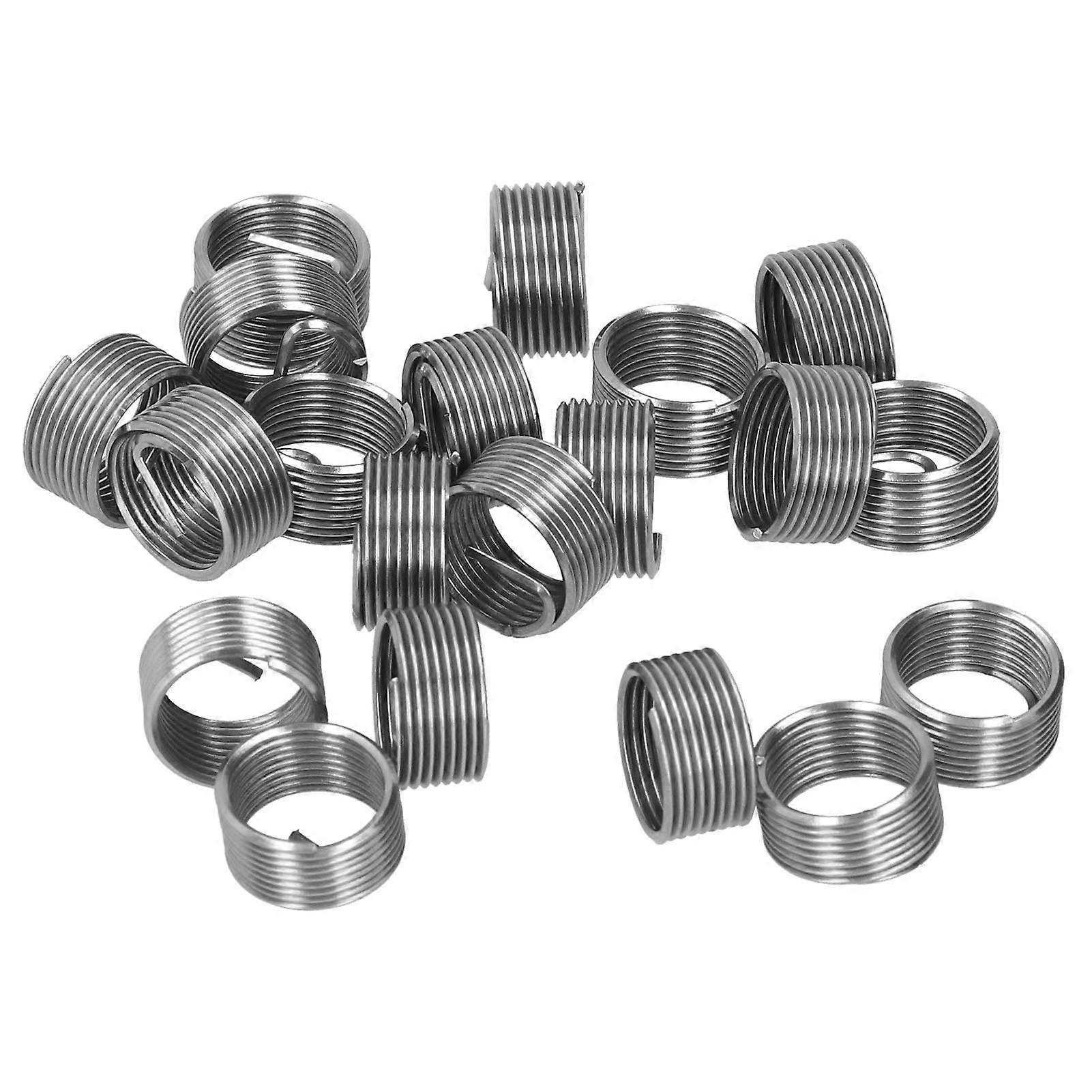 20Pcs Thread Repair M14 x 1.25 Spiral Circle Insert Reducer Nut Threaded Expand Socket Set1D