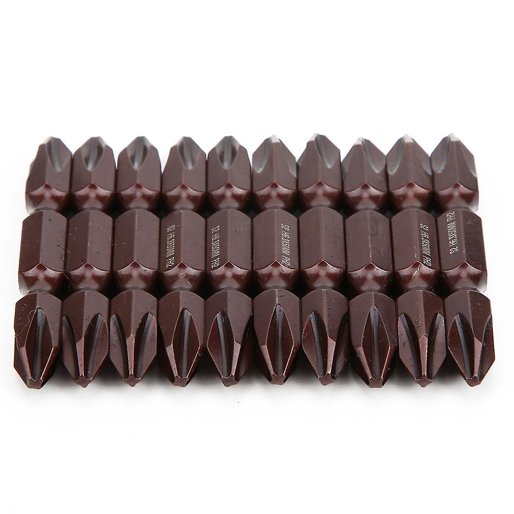 Cross-head screwdriver bit set double-ended design, high-engagement magnetic force