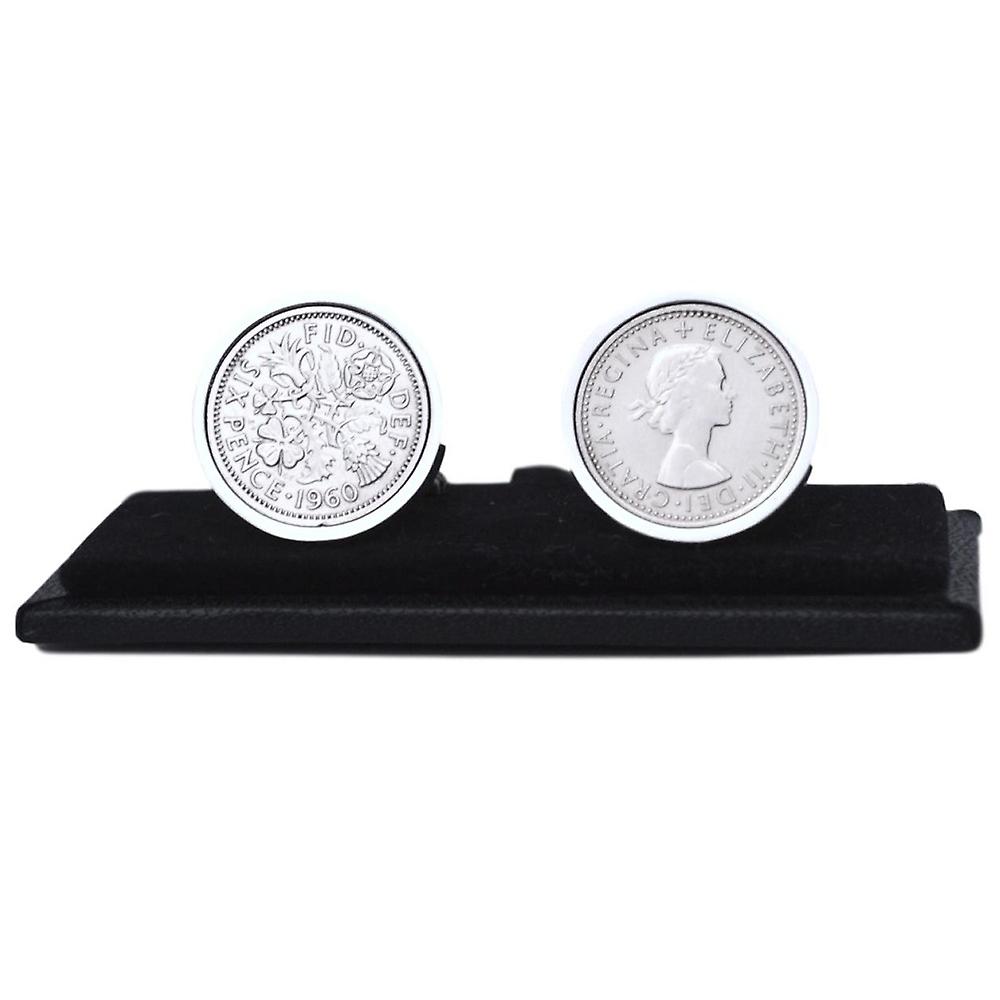 Lucky Sixpence Cufflinks | 1960