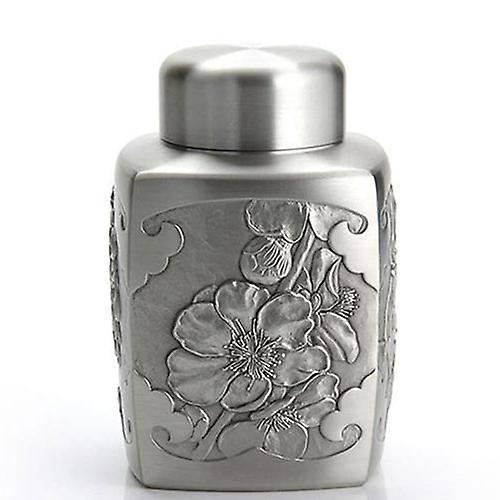 Royal Selangor Four Gentlemen Collection Pewter Airtight Tea Coffee Caddy