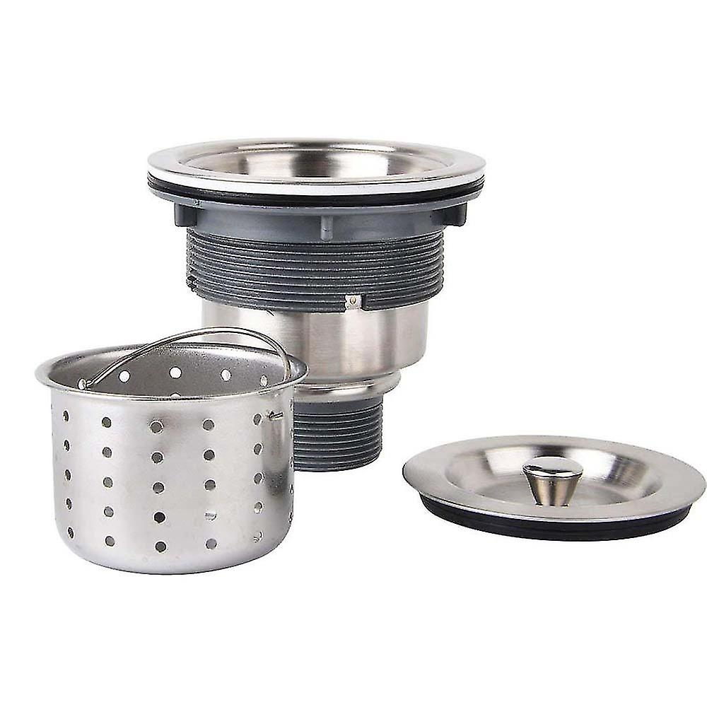 3-1/2-inch Kitchen Sink Strainer With Removable Deep Waste Basket/strainer Assem