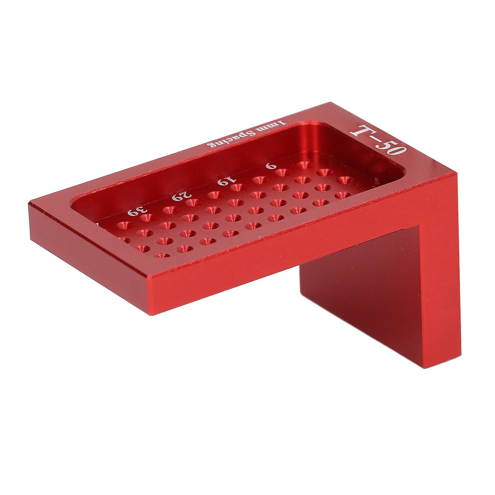 Woodworking Cross Calibration Ruler Aluminium Alloy L Type Scribing Marking Gauge Measuring Tool 