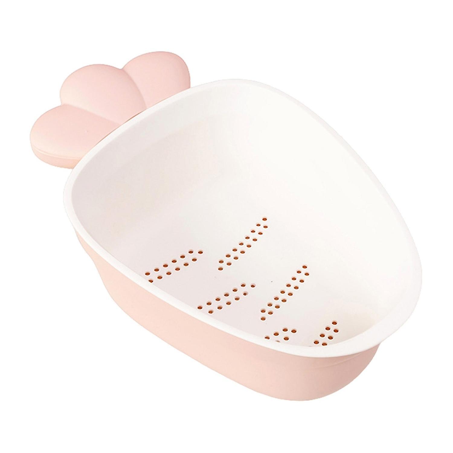 Drain Basket Multifunctional High Capacity Kitchen Tools Double Layer Vegetable Cleaning Colander