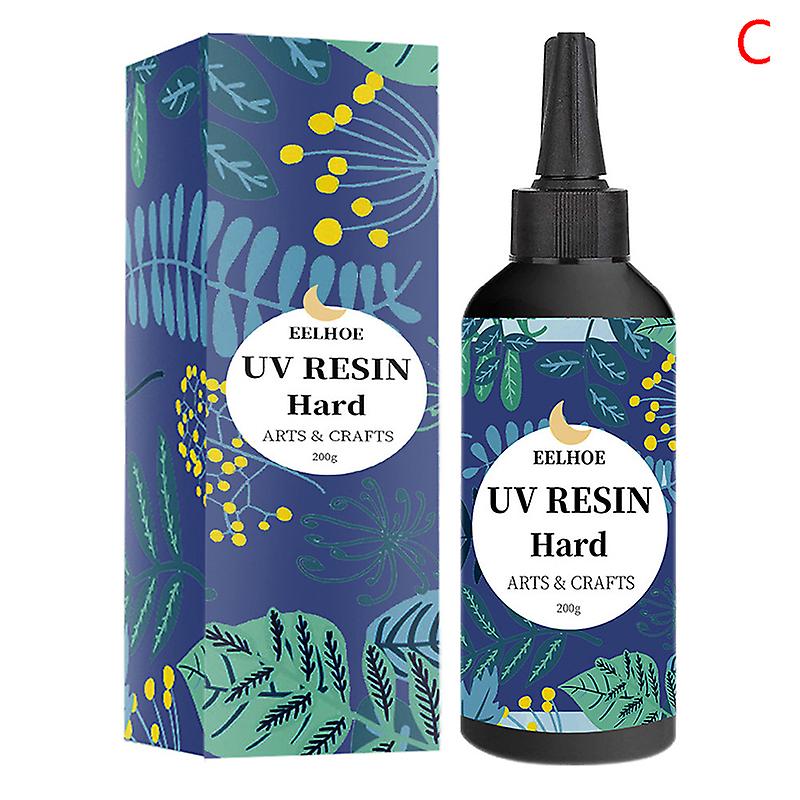 Hard UV Resin Glue Curing Epoxy Resin UV Glue Activated DIY Jewelry Making Tools