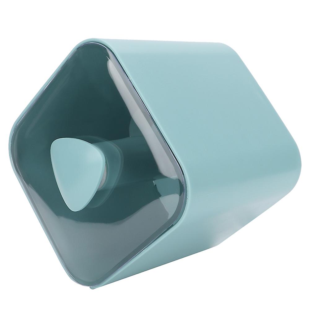 Wall-mounted Bathroom Toilet Paper Rollers Tissue Roll Holder Waterproof Box (Light Blue)