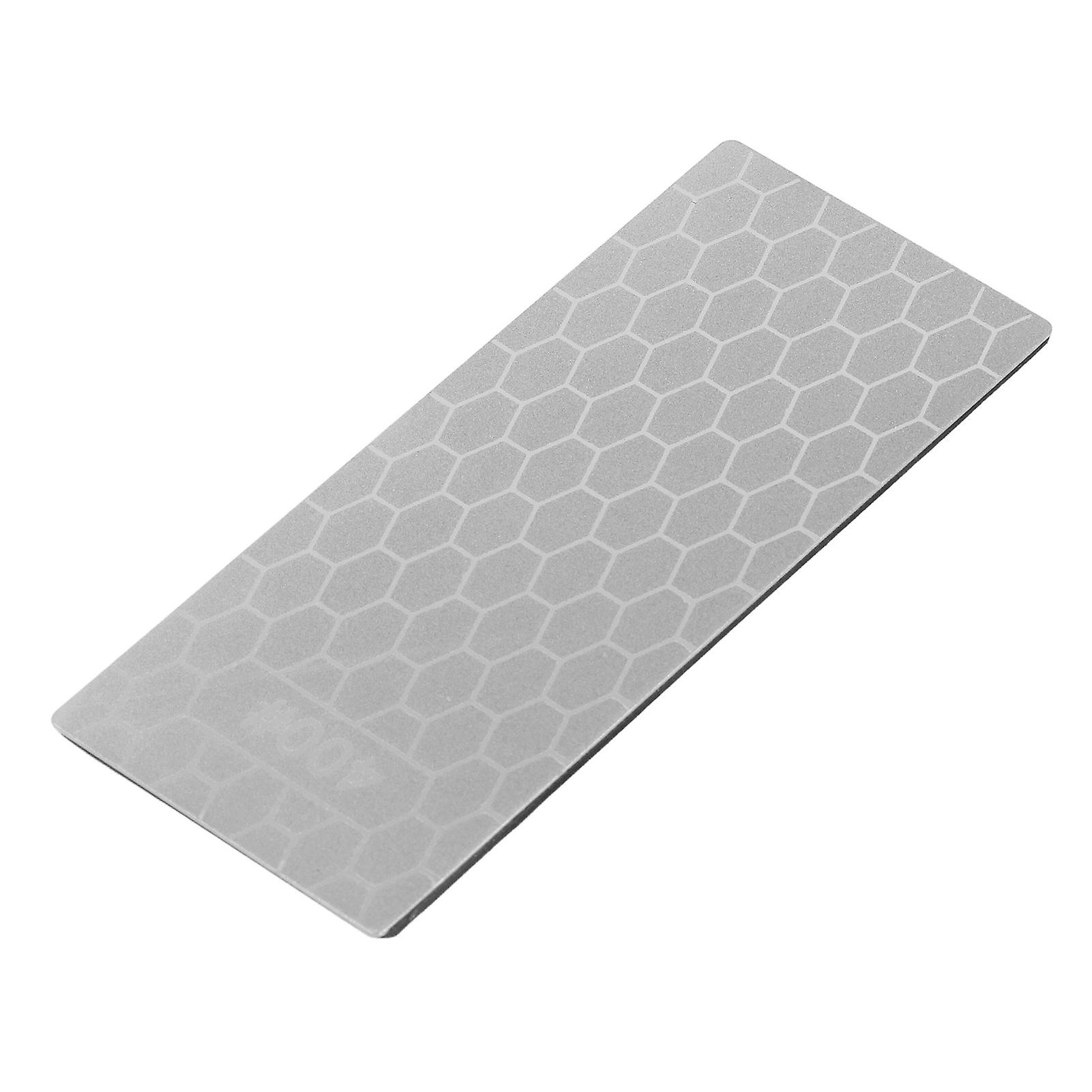 Diamond Sharpening Stone Rectangle Diamond Knife Sharpening Plate Whetstone Grindstone Grinder Tool for Kitchen 400 Grit 