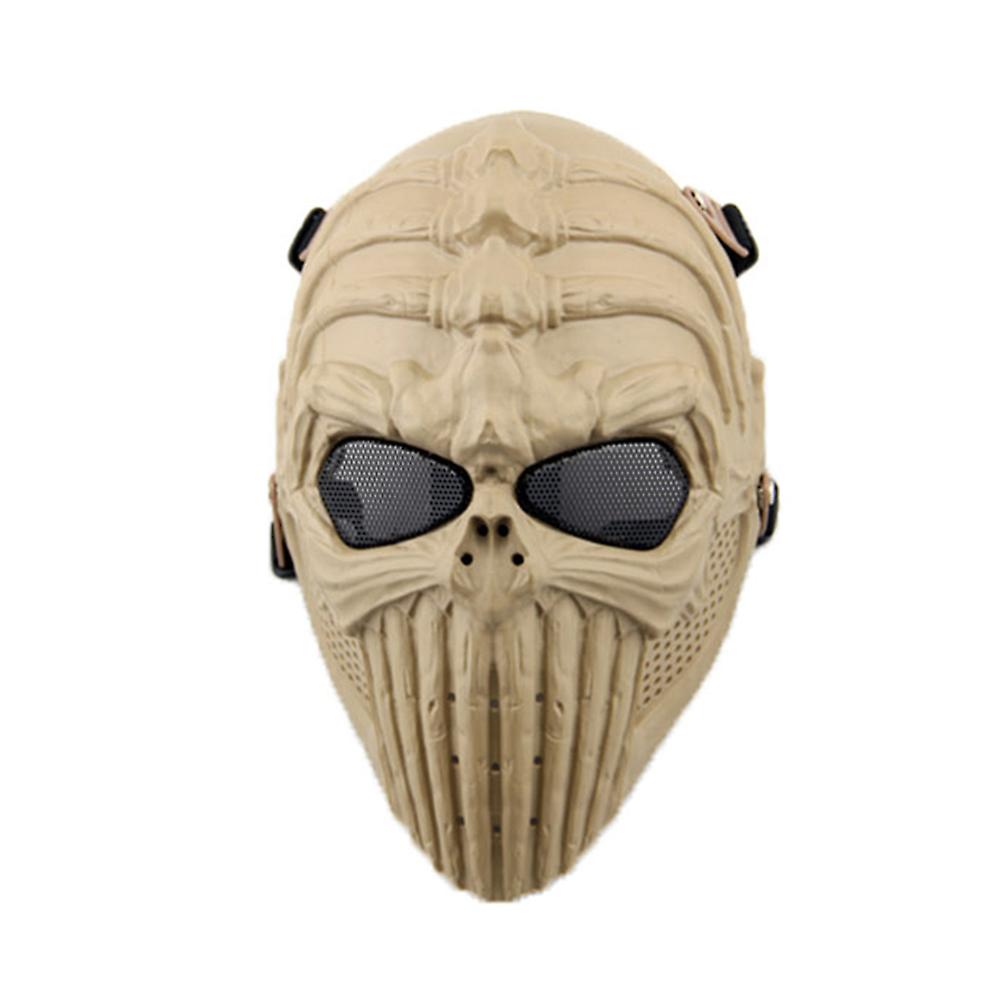 كامل الوجه الطلاء قناع تكتيكي هالوين الجمجمة الهيكل العظمي تأثيري قناع الصيد العسكري Cs Wargame أقنعة حماية Arisoft