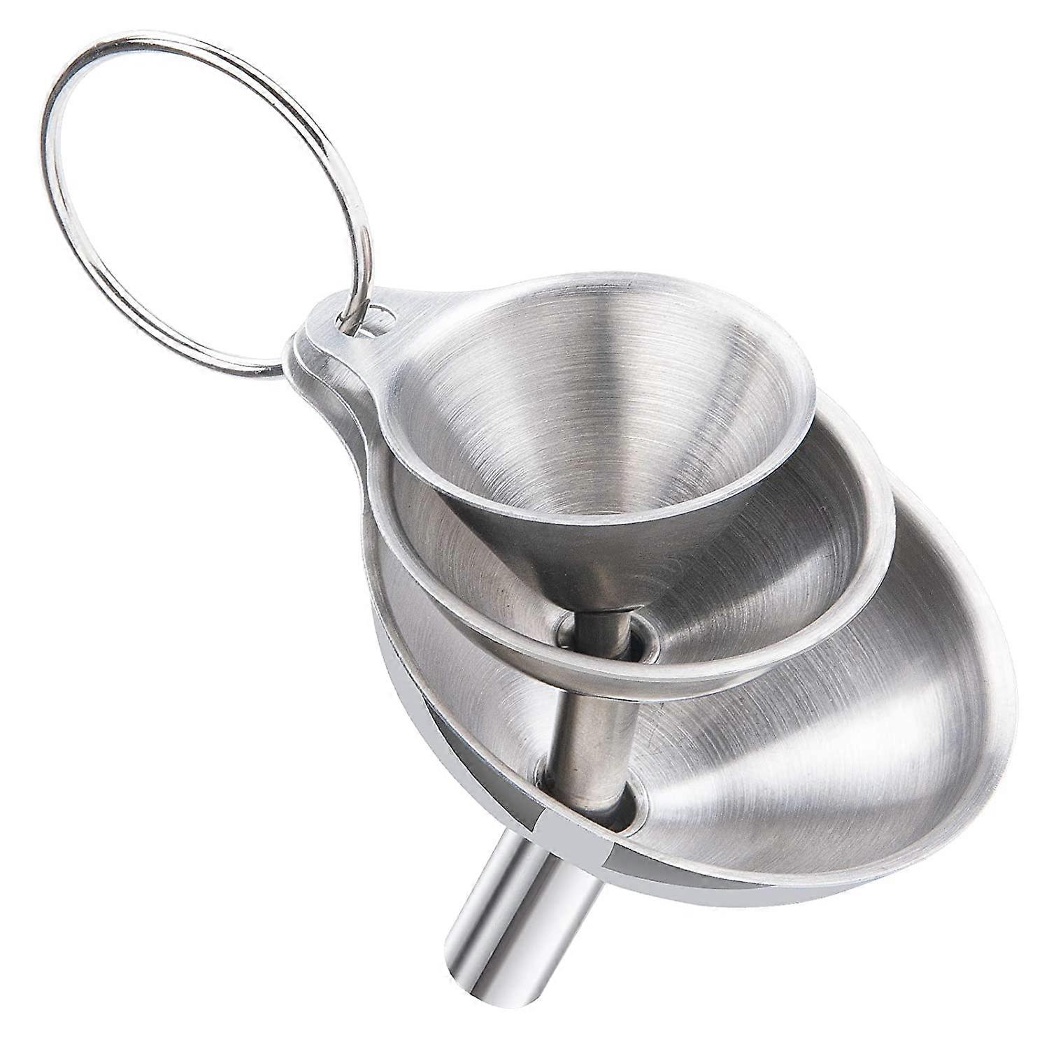 Funnel Stainless steel 3-pack