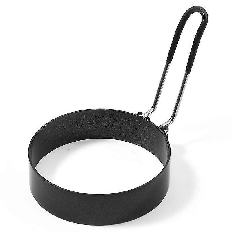 Egg Rings Set of 2 with Silicone Handle, Large Ring for Frying Eggs - Griddle Cooking Shaper for Breakfast 7.7cm