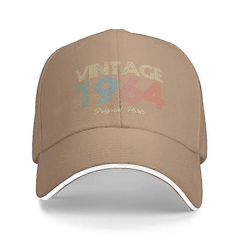 GYFDYMパンクヴィンテージ1964年男性女性通気性お父さん帽子のための誕生日野球帽