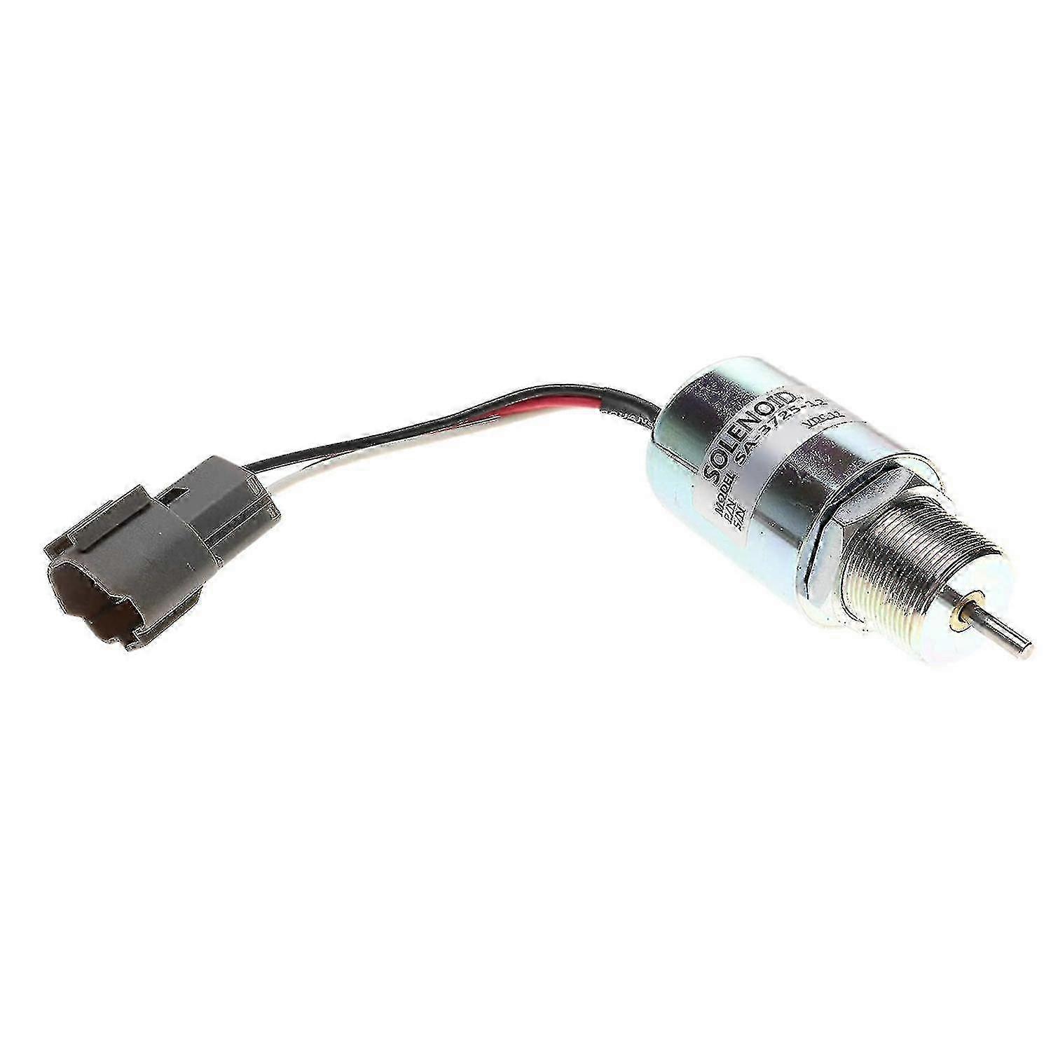 12V Fuel Shutdown Solenoid Valve - Replacement For Mitsubishi L2E L3E S3L S4L Engine & Volvo EC15 - View #8