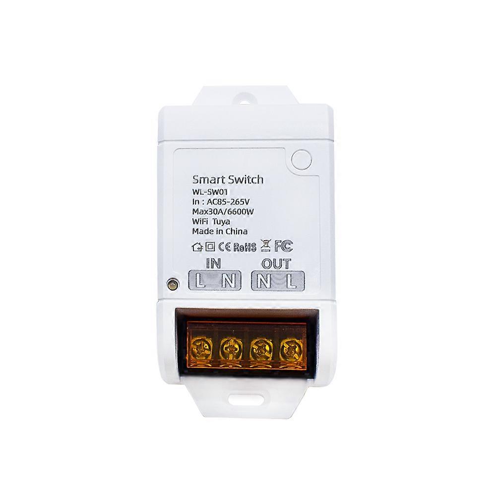 AC 110V 220V 30A 1CH WiFi Relay Switch DIY Automation Modules Smart Home Receiver and Universal 433MHz RF Transceiver