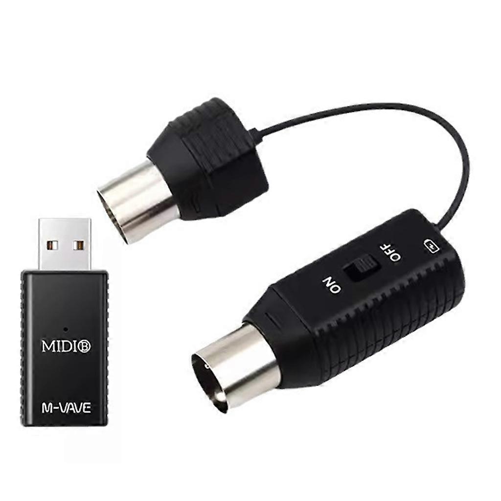 Wireless MIDI Adapter Low Latency 5PIN MIDI System Wireless Adapter
