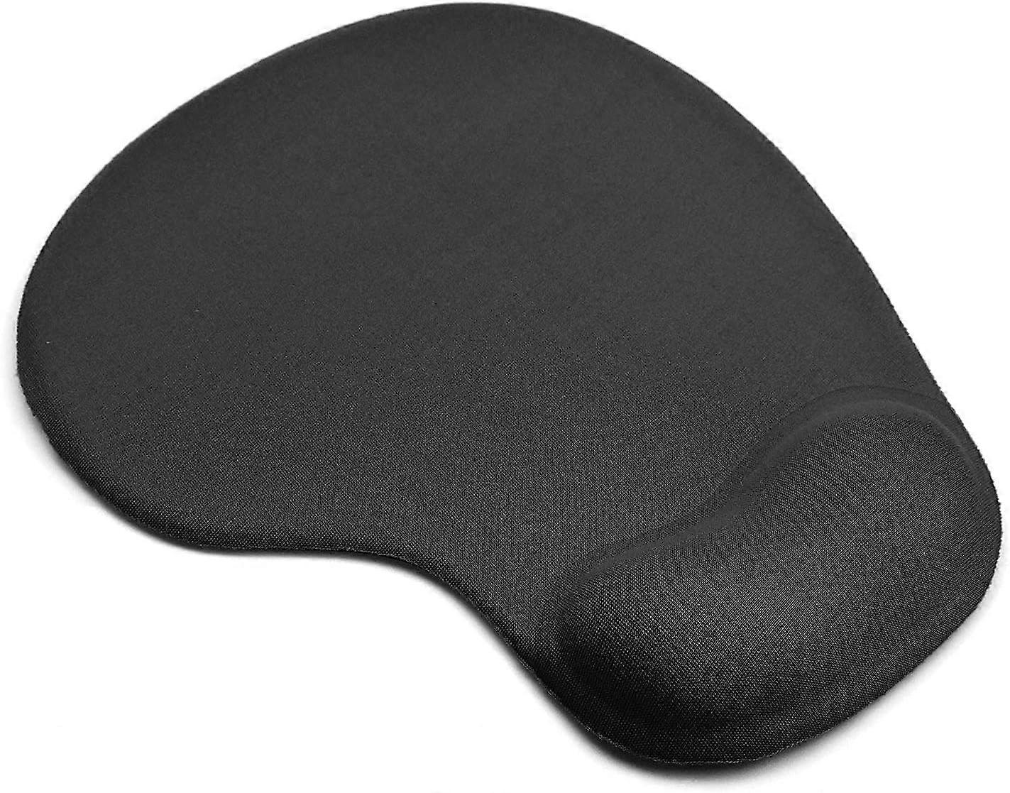 LINJOU Gel-Filled Non Slip Mouse Pad Wrist Rest Support for Office, Computer (Black)