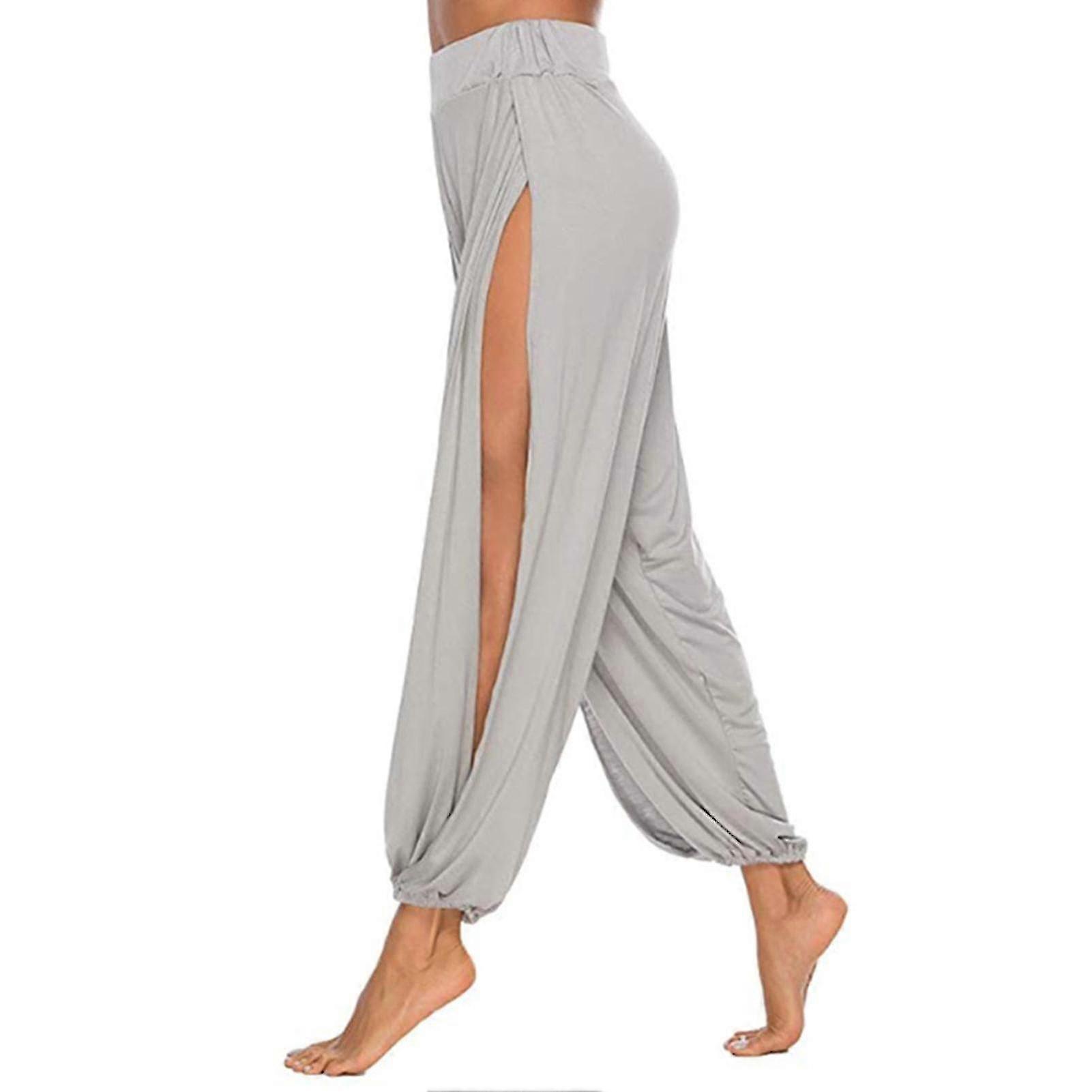 Women Large Size Casual Pants Breathable And Skin-friendly Pants Suitable For Pilates Dancing