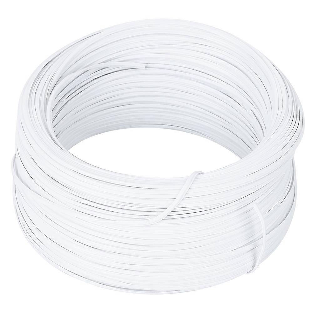 Galvanized Iron Wire White Twist Ties Material Protective 0.55mm Single Core Inside DIY